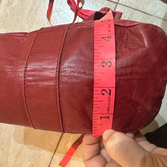 Atelier Noir Rudsak & Co Burgundy Leather Tote Bag - Picture 15 of 16